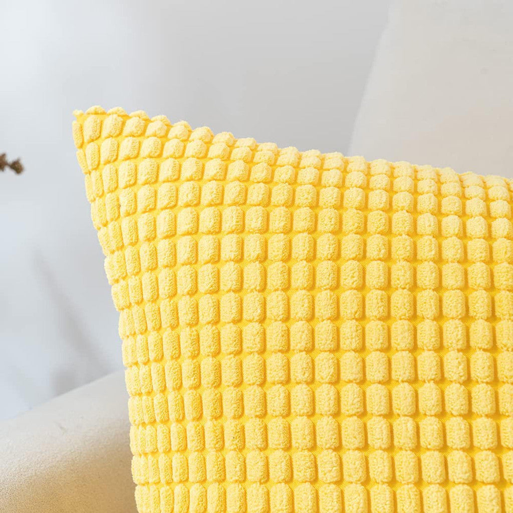 Handcrafted Grade A Corn Corduroy Cushion Covers - 45x45cm | Zippered | Made with Love by a Small Business Owner