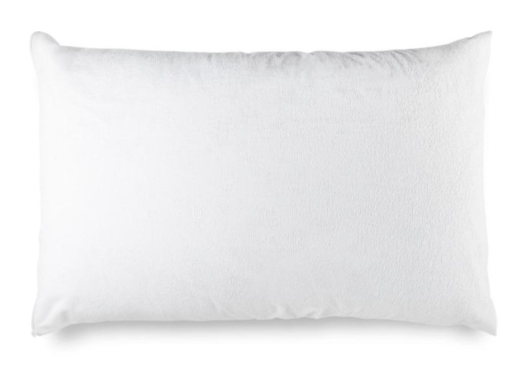 Waterproof Terry Towelling Pillow Protector - Durable 100% PU Backing, Soft & Breathable, Machine Washable