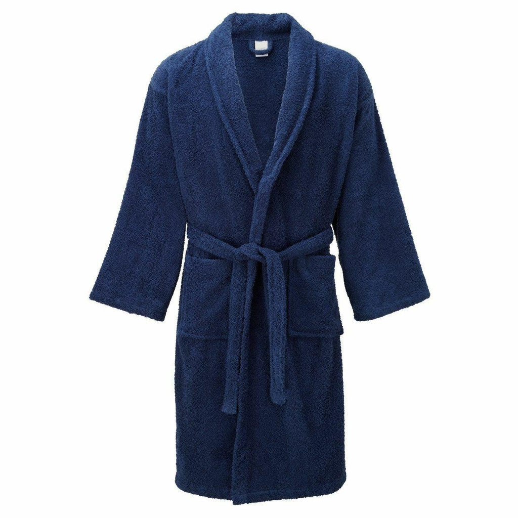 Premium 475 GSM Luxury Egyptian Collection Towelling Bath Robe - Shawl Collar | 100% Cotton"