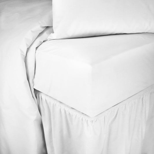 "200TC Percale Base Valances - Supreme Quality 100% Cotton, Hard Wearing & Long Lasting"