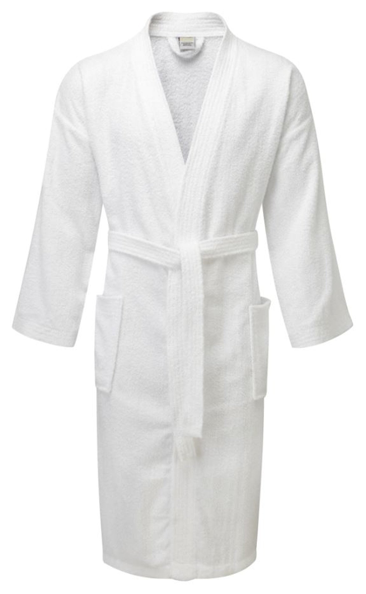 Soft & Fast-Drying 100% Cotton Kimono Bathrobe - 300 GSM