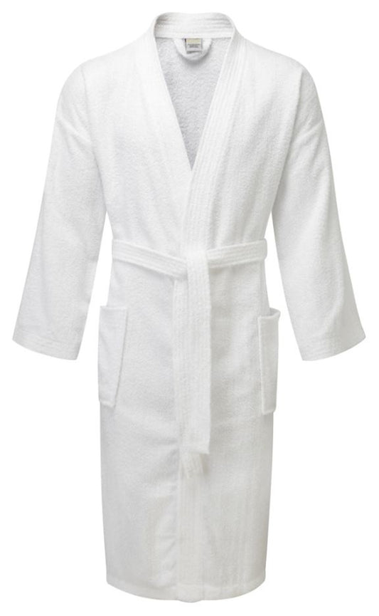 Soft & Fast-Drying 100% Cotton Kimono Bathrobe - 300 GSM