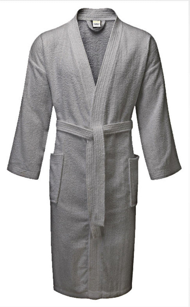 Soft & Fast-Drying 100% Cotton Kimono Bathrobe - 300 GSM