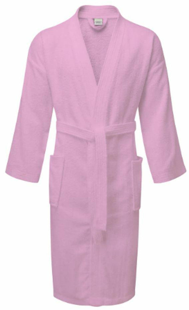 Soft & Fast-Drying 100% Cotton Kimono Bathrobe - 300 GSM